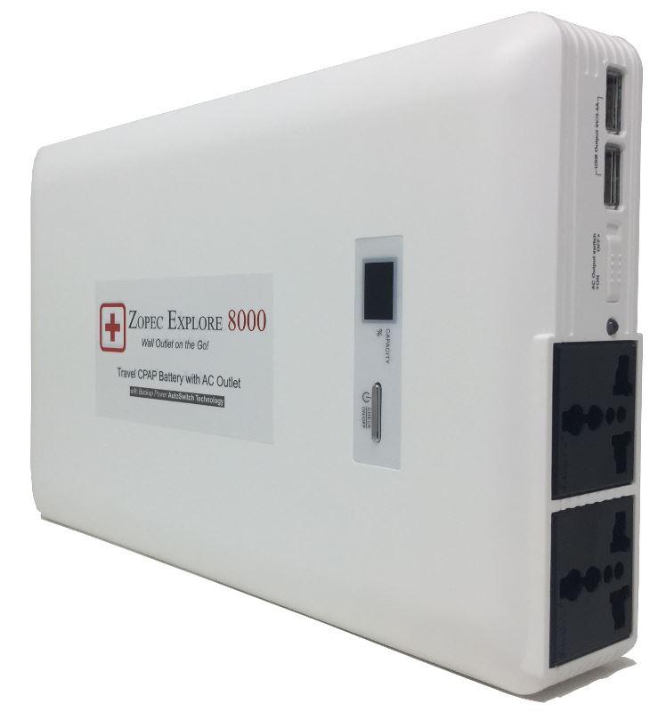 Zopec Explore 8000 CPAP USV Backup Batterie