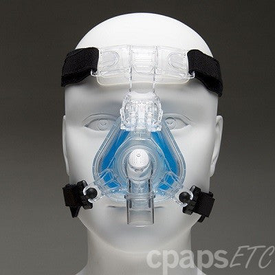 Comfort Gel Blue Nasenmaske mit Kopfbedeckung