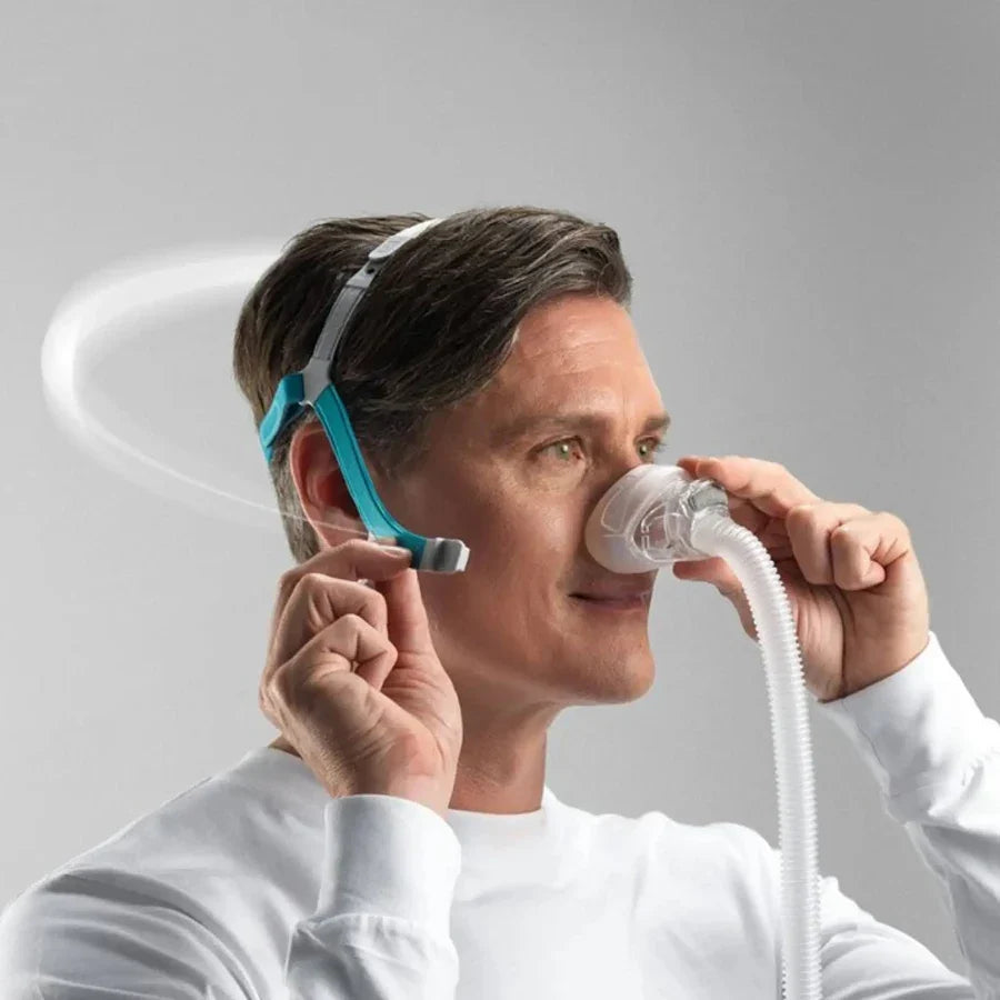 NovaTM Nasal CPAP Maske mit Kopfbedeckung