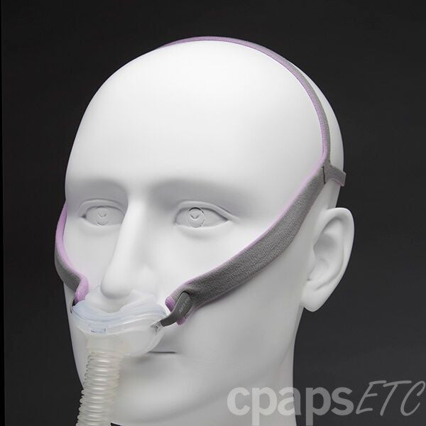 AirFitTM P10 Nasal Kissen CPAP Maske für sie mit Kopfbedeckung