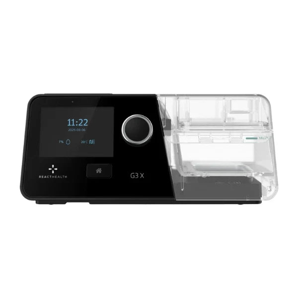 React Health G3 X APAP Maschine mit Mobilfunkmodem und beheiztem Rohr