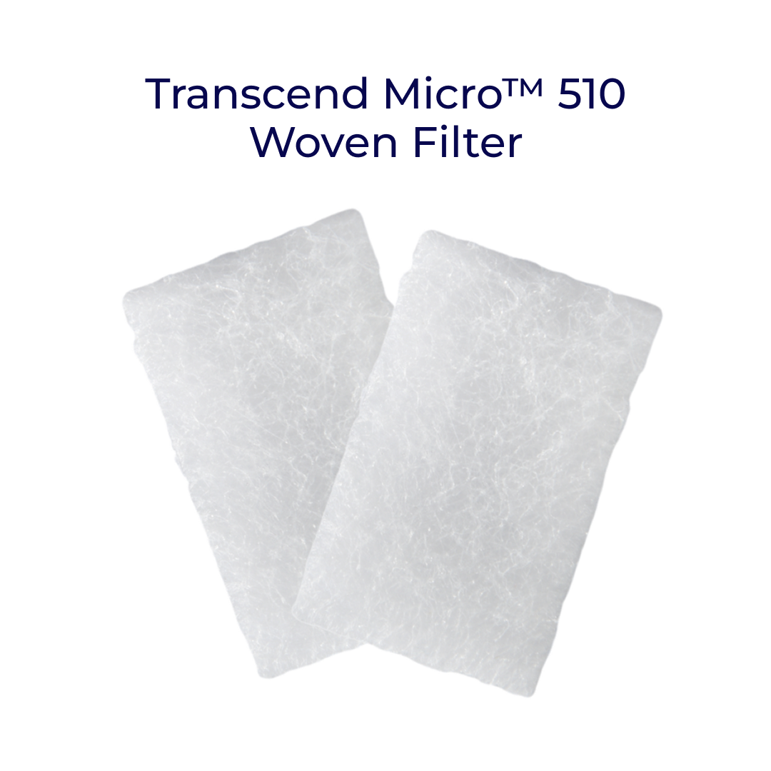 Transcend MicroTM 510 Woven Filter (2/Pk)