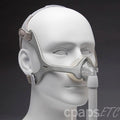 Wischnasale CPAP-Maske mit Kopfbedeckung