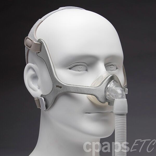 Wischnasale CPAP-Maske mit Kopfbedeckung