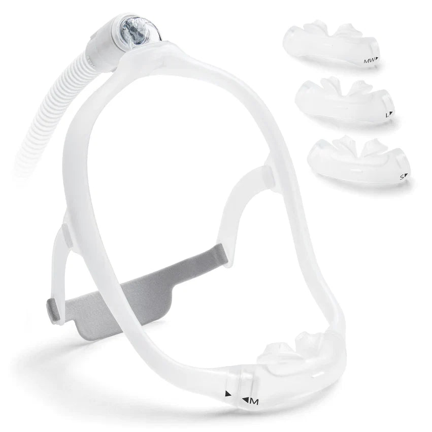 DreamWear Silikon Nasen Kissen CPAP Maske mit Kopfbedeckung
