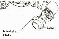 Swivel Clip für Ultra MirageTM Full Face Mask