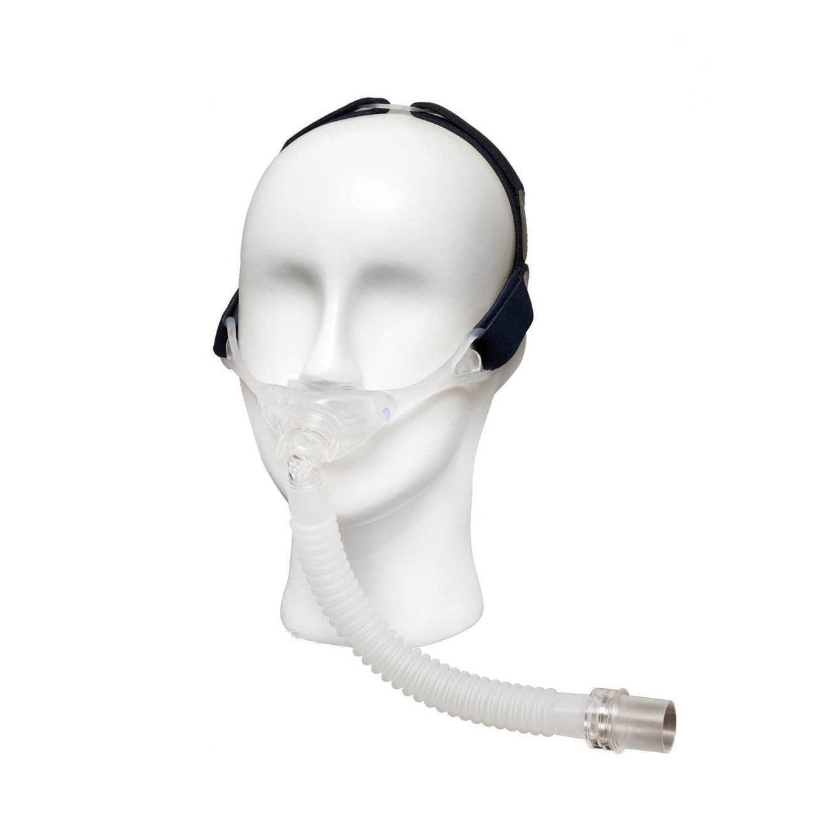 Stealth Nasal Kissen CPAP Maske mit Kopfbedeckung