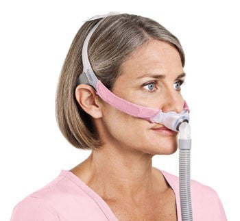 SwiftTM FX für HER Nasal Kissenmaske mit Kopfbedeckung