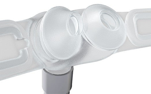 SwiftTM FX für HER Nasal Kissenmaske mit Kopfbedeckung