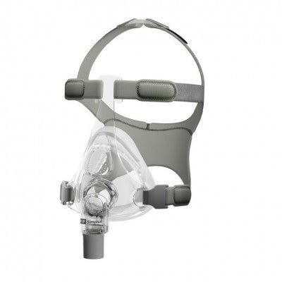 SimplusTM Full Face CPAP Maske mit Kopfbedeckung