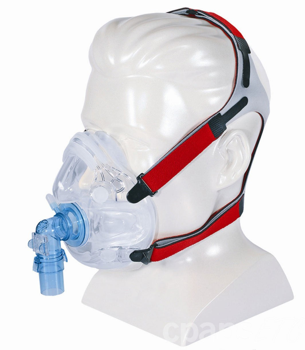 Hans Rudolph 7600 Serie V2 Vollgesicht Cpap Maske mit Kopfbedeckung