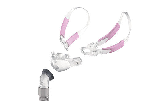 Swift TM FX Bella Nasal Kissen System mit Kopfbedeckung - Pink