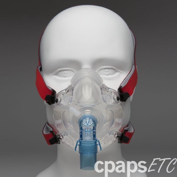 Hans Rudolph 7600 Serie V2 Vollgesicht Cpap Maske mit Kopfbedeckung