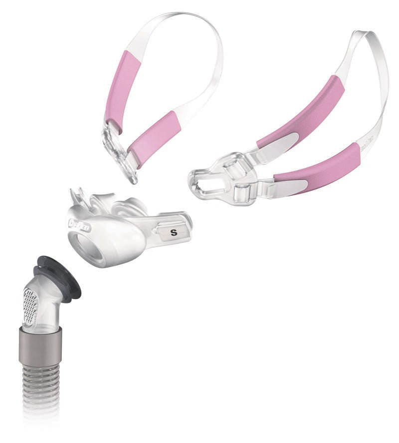 Swift TM FX Bella Nasal Kissen System mit Kopfbedeckung - Pink