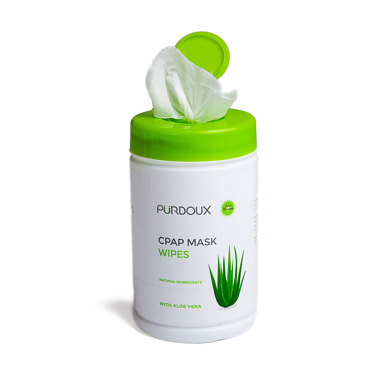 PÜRDOUXTM CPAP Maskentücher (unscented) - Kanister